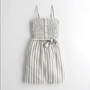 Hollister Smocked Belted Dress